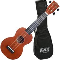 Ukulele Soprano Mahalo Mr1 Natural cordas Aquila e capa MR1-TBR