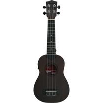 Ukulele Soprano Sapele Tabaco Com Bag 21 ST EQ - Maclend