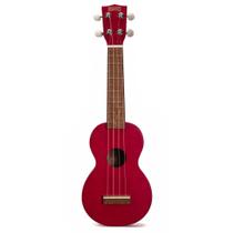 Ukulele soprano série kahiko - vermelho transparente