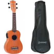 Ukulele Strinberg UK06SE MGS Soprano Elétrico Afinador Capa