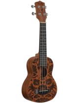 Ukulele tagima concert sapele 23-k floral ntms
