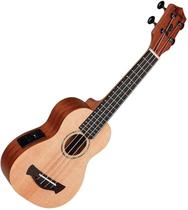Ukulele tagima soprano 41k - eletrico - spruce solido - sapele - natural