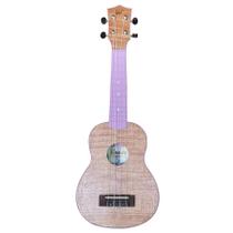 Ukulele Winner Soprano Flamed Okume Roxo C/capa Colors Serie