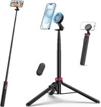 Ulanzi tripé magnético MT-84 para telefone c/ controle remoto Bluetooth