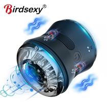 Ultimo Massageador masculino masturbador rotativo automático telescópico BirdSexy