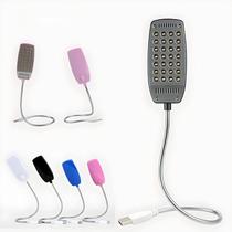 Ultra Brilhante 28leds Usb Lâmpada De Leitura Flexível 4 Cores Para Portátil Notebook Pc Mee Too