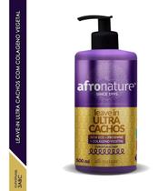 Ultra Cachos Leave-in Afronature 500ml Creme de Pentear Vegano All Nature
