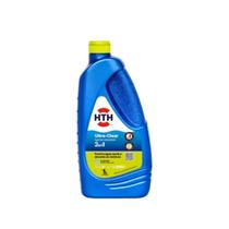 Ultra Clear Algicida Manutenção e Decantador Potente HTH 1L Para Piscinas