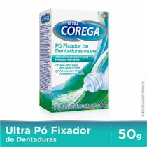 Ultra Corega Pó Fixador De Dentadura C/ Ultra Fixação O Dia Todo 50g