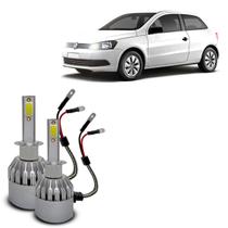 Ultra Led Farol Alto Gol G6 Foco Duplo H1 6000k Efeito Xenon