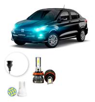 Ultra Led Nano 22000lm Fiat Cronos 2017-2021 Farol Milha H11