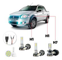 Ultra Led Nano 22000lm Fiat Strada G4 2009-2013 Alto Baixo