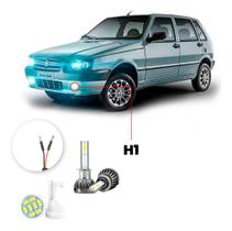 Ultra Led Nano 22000lm Fiat Uno Mille 2004-2015 Milha H1