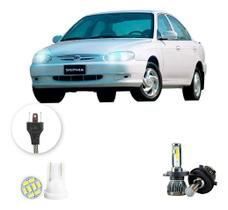 Ultra Led Nano 22000lm Kia Sephia 1998-2004 Farol Alto Baixo