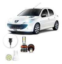 Ultra Led Nano 22000lm Peugeot 207 2008-2014 Farol Milha