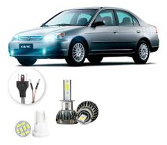 Ultra Led Nano Honda Civic 2001-2003 H4 22000lm Milha Ultra Led Nano Honda Civic 2001-2003 H4 22000lm Milha