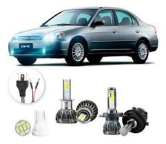 Ultra Led Nano Honda Civic 2001-2003 H4 H3 22000lm Ultra Led Nano Honda Civic 2001-2003 H4 H3 22000lm