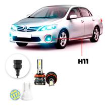 Ultra Led Nano Toyota Corolla 2011-2014 H11 22000lm Milha