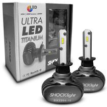 Ultra Led Shocklight Titanium 10.000 Lúmens 6000k Encaixe H1 Ultra Led Shocklight Titanium 10.000 Lúmens 6000k Encaixe H1