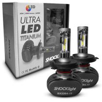 Ultra Led Shocklight Titanium 10.000 Lúmens 6000k Encaixe H4 Ultra Led Shocklight Titanium 10.000 Lúmens 6000k Encaixe H4
