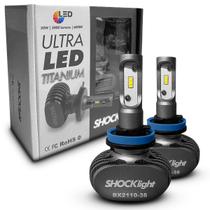 Ultra Led Shocklight Titanium 10.000 Lúmens 6000k Encaixe H8 Ultra Led Shocklight Titanium 10.000 Lúmens 6000k Encaixe H8