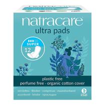 Ultra Pads natracare Slim Fitting Super com asas 12 almofadas Ultra Pads natracare Slim Fitting Super com asas 12 almofadas