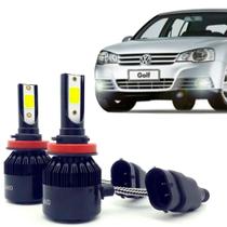Ultra Super Led Farol Milha Vw Golf 07 - 13 7800 Lumens Hb4 6000K