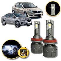Ultra Super Led S17x Farol De Milha Renault Logan 2007/2023