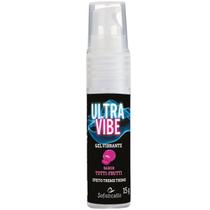 Ultra Vibe Gel Vibrante Beijavel Sabor Tutti Fruti Treme Potencializa Sensação Sedução 15g Ultra Vibe Gel Vibrante Beijavel Sabor Tutti Fruti Treme Potencializa Sensação Sedução 15g