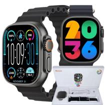 Ultra Watch Séries 10 Wearmax W69+ PLUS Gen 2 Amoled prova d'água lançamento NFC assistente inteligencia artificial chat GPT Smartwatch + 2 Pulseiras - Microwear