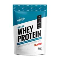 Ultra Whey Protein - 907g Refil Morango - Shark Pro