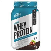 Ultra Whey Protein Albumina Colageno Pote 900g Shark Pro