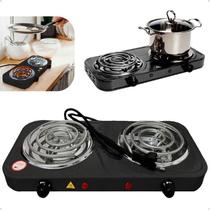 UltraFogão Cooktop aspiral Portátil 2 bocas 2000w - 110v portátil 5 temperaturas