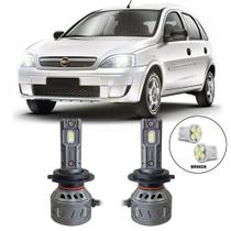 Ultraled Farol Baixo 6000k 55w 10.000lm Corsa 2002 a 2012 Ultraled Farol Baixo 6000k 55w 10.000lm Corsa 2002 a 2012