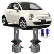 Ultraled Farol Baixo 6000k 55w 10.000lm FIAT 500