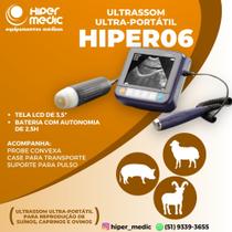 Ultrassom veterinário Hiper06 para suínos, ovinos e caprinos.