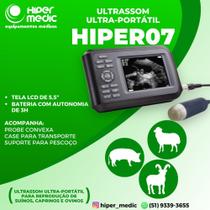 Ultrassom veterinário hiper07 para suínos, ovinos e caprinos.