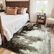 ULTSOFE Tapete 4x6 para Área, para Quarto e Lado da Cama, Tapete Marrom Lavável para Sala de Estar, Cozinha, Banheiro, Lavanderia e Entrada, Antiderrapante, Estilo Moderno Abstrato, Faux Wool, Pelo Baixo ULTSOFE Tapete 4x6 para Área, para Quarto e Lado da Cama, Tapete Marrom Lavável para Sala de Estar, Cozinha, Banheiro, Lavanderia e Entrada, Antiderrapante, Estilo Moderno Abstrato, Faux Wool, Pelo Baixo