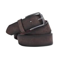 Um cinto masculino de PU adequado para presentes de negócios de lazer (enviar um prego perfurado)