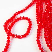 Um Fio de Cristal Rondela 8MMVermelho TranspAprox 65Un30g Um Fio de Cristal Rondela 8MMVermelho TranspAprox 65Un30g