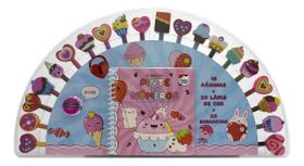 Um Livro-Kit Divertido! - Pinte os Números - Eu Amo Doces Um Livro-Kit Divertido! - Pinte os Números - Eu Amo Doces