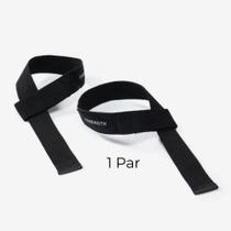 Um Par - Strap Musculação - Tala Strap Treino Academia - Resistente Cor Preto Um Par - Strap Musculação - Tala Strap Treino Academia - Resistente Cor Preto