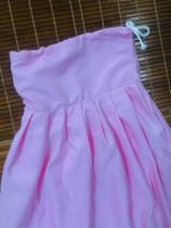 Umbanda e candomblé, conjunto 3 peças em tactel micro fibra rosa bebê