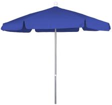 Umbrella FiberBuilt Home 7,5" Hex Garden Patio Blue Pacific Blue