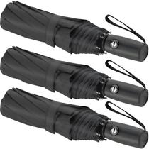 Umbrella Liberty Imports Windproof Travel Compact, pacote com 3 Umbrella Liberty Imports Windproof Travel Compact, pacote com 3