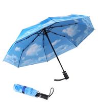 Umbrella SY COMPACT Travel Automatic à prova de vento para mulheres e homens