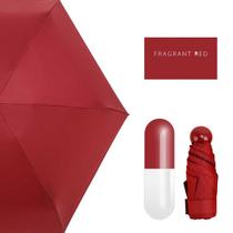 Umbrella Wokex Quality Capsule Mini Pocket Red para mulheres