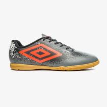 Umbro Indoor Cosmic Masculina Grafite/Coral/Preto