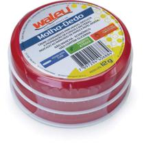 Umedecedor de Dedo Molha Dedo Vermelho 12G Pacote com 10 Unidades