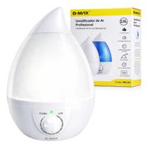 Umidficador De Ar 2,6l Silencioso Led Difusor Ultrassônico